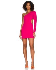 superdown Katia Cut Out Dress in Fuchsia. - size L (also in M, S, XL, XS, XXS)