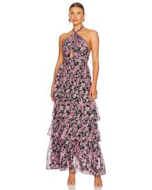 CAMI NYC Evina Midi Dress in Pink. - size 0 (also in 00, 10, 2, 4, 6, 8)