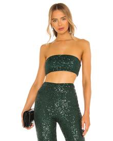 Camila Coelho Calvin Crop Top in Dark Green. - size M (also in L, S, XL, XS, XXS)