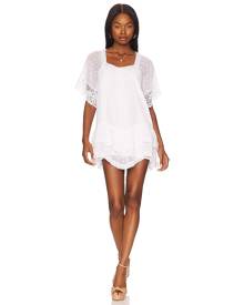 Tularosa Rylan Mini Dress in White. - size L (also in M, S, XL, XS)