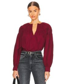 Ulla Johnson Ora Blouse in Red. - size 0 (also in 10, 2, 4, 6, 8)
