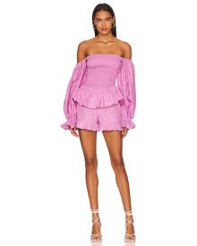 Sleeper Atlanta Linen Lounge Suit in Pink. - size S (also in XS) Sleeper Atlanta Linen Lounge Suit in Pink. - size S (also in XS)