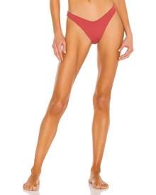 L*SPACE Cabana Bitsy Bikini Bottom in Brick. - size S (also in XS) L*SPACE Cabana Bitsy Bikini Bottom in Brick. - size S (also in XS)