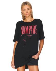 The Laundry Room Vampire Oversized Tee in Black. - size L (also in M, S)