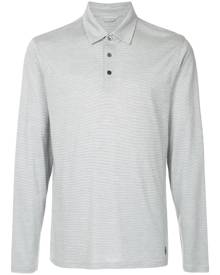 Gieves & Hawkes - striped polo shirt - men - Silk/Cotton - XXL, XL, M, L - White Gieves & Hawkes - striped polo shirt - men - Silk/Cotton - XXL, XL, M, L - White