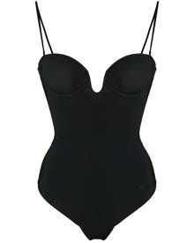 Buy La Perla Women's Second Skin Padded Bodysuit, Black, 36B at