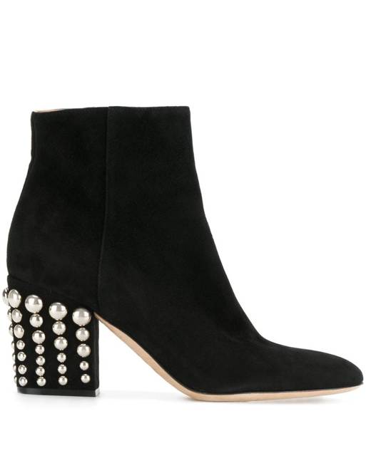 Sergio Rossi Cindy Ruched Ankle Boots In Black