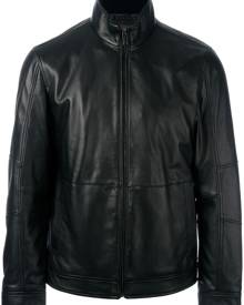 Michael kors outlet leather jacket mens