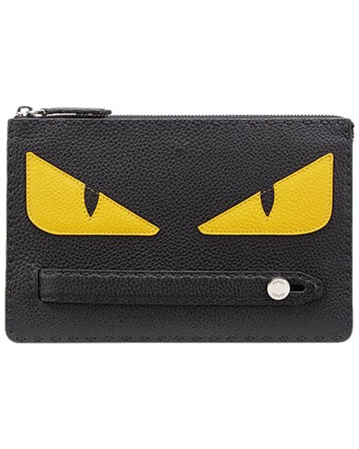 Men's Fendi Shadow Diagonal Clutch by Fendi