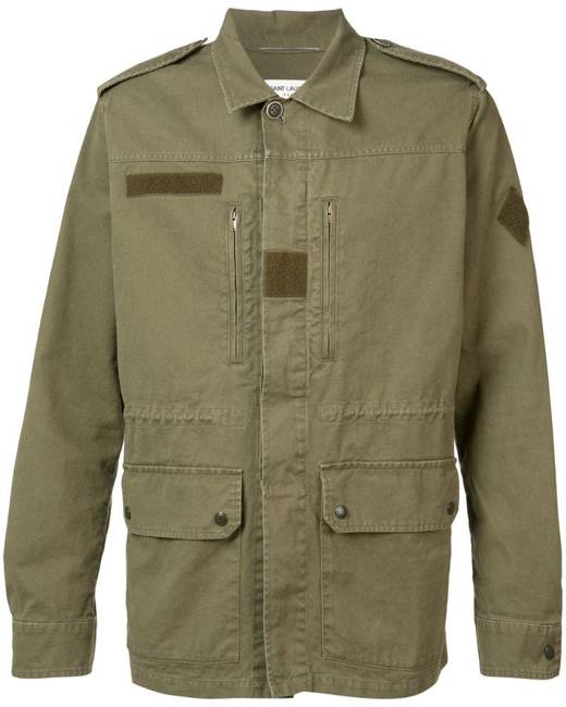 Yves Saint Laurent Menâs Military Jackets | Stylicy USA