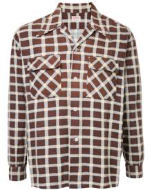 Fake Alpha Vintage - rockabilly style shirt - men - Flannel - M - Brown