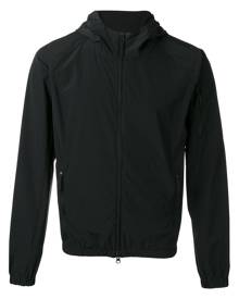 Aspesi - zipped hooded jacket - men - Spandex/Elastane/Polyamide - XL - Black