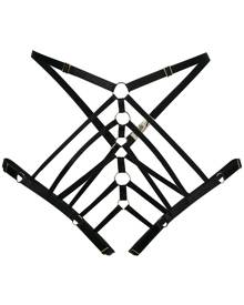 Bordelle - webbed harness briefs - women - Polyamide/Spandex/Elastane - L, XL - Black Bordelle - webbed harness briefs - women - Polyamide/Spandex/Elastane - L, XL - Black