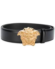 Leather belt Versace Black size 33 Inches in Leather - 15473662