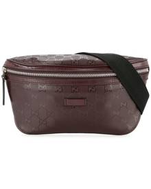 Gucci Pre-Owned - GG belt bag - women - PVC/Leather - One Size - Brown