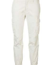 Nili Lotan - slim-fit cargo trousers - women - Cotton/Spandex/Elastane - 8 - Neutrals