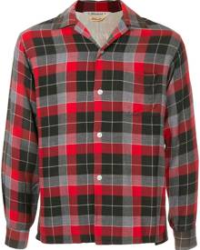 Fake Alpha Vintage - 1960's checked shirt - men - Rayon - M - Red