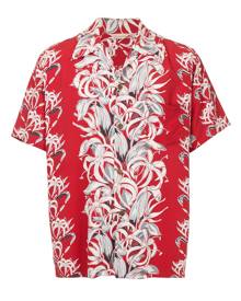 Fake Alpha Vintage - 1950's Hawaiian shirt - men - Rayon - L - Red