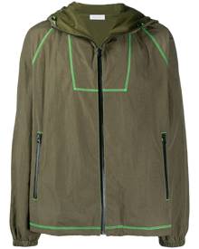 John Elliott - zipped hooded jacket - men - Nylon/Polyester - L, M - Green