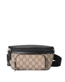 Gucci - GG Supreme belt bag - unisex - Rubber/Leather/Microfibre/Canvas - One Size - Neutrals