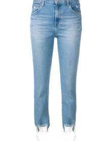 J Brand - ripped hem jeans - women - Cotton/Polyurethane - 29 - Blue