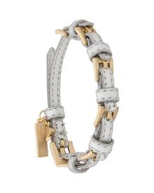 Coup De Coeur - buckle bracelet - women - Gold Plated Brass/Leather - One Size - Grey Coup De Coeur - buckle bracelet - women - Gold Plated Brass/Leather - One Size - Grey