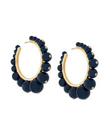 Aurelie Bidermann - Ana earrings - women - Enamel/Gold Plated Brass - One Size - Blue Aurelie Bidermann - Ana earrings - women - Enamel/Gold Plated Brass - One Size - Blue