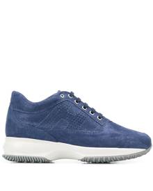 Hogan - Interactive hi-top sneakers - women - Suede/Rubber/Leather - 39,5 - Blue Hogan - Interactive hi-top sneakers - women - Suede/Rubber/Leather - 39,5 - Blue