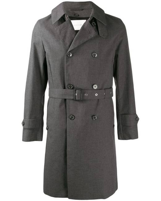 Grey Men's Trench Coats - Clothing | Stylicy USA