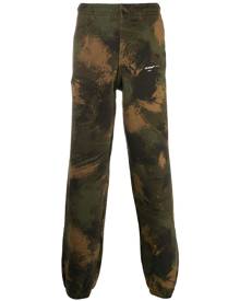 Off-White - camouflage track trousers - men - Cotton - M, S - Green