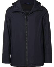 Dell'oglio - padded rain jacket - men - Polyester/Virgin Wool/Polyurethane - 54 - Blue Dell'oglio - padded rain jacket - men - Polyester/Virgin Wool/Polyurethane - 54 - Blue