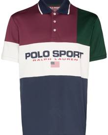 Polo Ralph Lauren - logo print polo shirt - men - Polyester/Spandex/Elastane - S - Red