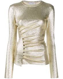 Metallic cropped vest top Farfetch Mädchen Kleidung Tops & Shirts Tops 