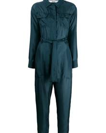 Katharine Hamnett London - Eleanor silk boiler suit - women - Silk - XS - Green