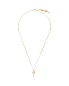 Coup De Coeur - cross and disc necklace - women - 18kt Gold Vermeil - One Size - GOLD Coup De Coeur - cross and disc necklace - women - 18kt Gold Vermeil - One Size - GOLD