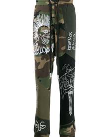 Haculla - camouflage track pants - men - Cotton - L, XL - Green