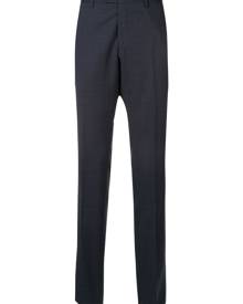 Gieves & Hawkes - checked trousers - men - Wool - 58 - Blue