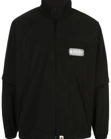 A BATHING APE® - logo print bomber jacket - men - - S, M, XL - Black