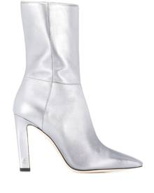Jimmy Choo - Merle 100mm metallic boots - women - Leather/Rubber - 34, 35, 35,5, 36, 36,5, 37, 38, 39, 40,5, 41, 41,5, 42, 43 - 