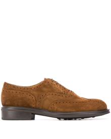 Scarosso - Nick lace-up brogues - men - Suede/Leather - 43.5, 44, 45 - Brown