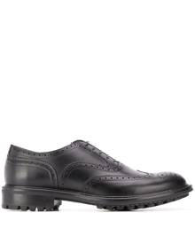 Scarosso - Nick lace-up brogues - men - Calf Leather/Leather/Rubber - 41, 41.5 - Black