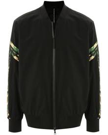 Blackbarrett - camouflage-print panelled bomber jacket - men - Polyester - S, M, L, XL - Black