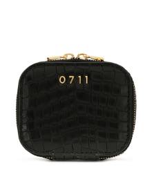 0711 - small Ela cosmetic bag - women - Calf Leather/Brass - One Size - Black 0711 - small Ela cosmetic bag - women - Calf Leather/Brass - One Size - Black