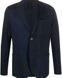 Harris Wharf London - striped blazer - men - Cotton - 56 - Blue