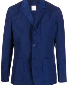 Paul Smith - metallic textured blazer - men - Nylon - 38, 40, 42, 44, 46 - Blue