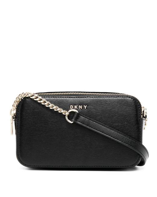 Dkny Magnolia Mini Crossbody Bag With Chain Detail Strap Black