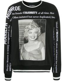 Dolce & Gabbana - Marilyn Monroe print sweatshirt - men - Cotton - XS, S - Black Dolce & Gabbana - Marilyn Monroe print sweatshirt - men - Cotton - XS, S - Black