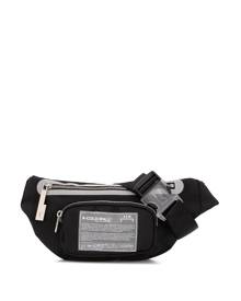 A-COLD-WALL* - logo patch belt bag - men - Polyester - One Size - Black