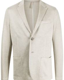 Harris Wharf London - tailored linen blazer - men - Linen/Flax - 50 - Neutrals