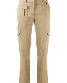 Dolce & Gabbana - slim-fit cargo trousers - women - Cotton/Spandex/Elastane - 42, 44, 46, 38, 40, 36, 48, 50 - Neutrals